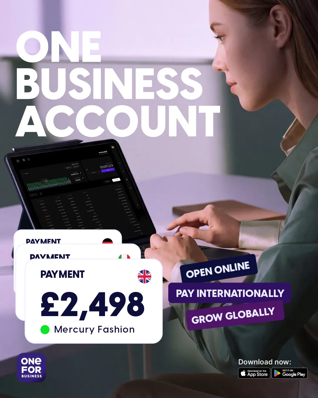 OneFor, Pay Internationally